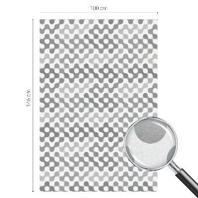 Folia okienna dekoracyjna witraż Geometria fal