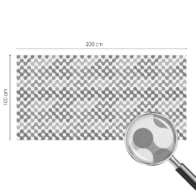 Folia okienna dekoracyjna witraż Geometria fal