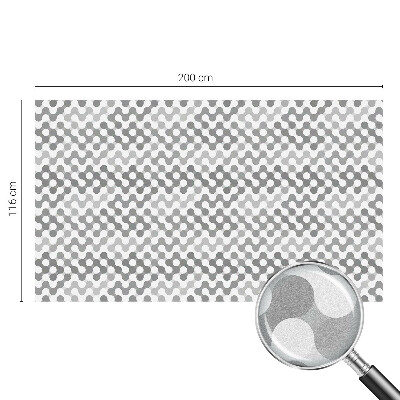 Folia okienna dekoracyjna witraż Geometria fal