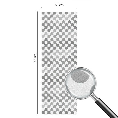 Folia okienna dekoracyjna witraż Geometria fal