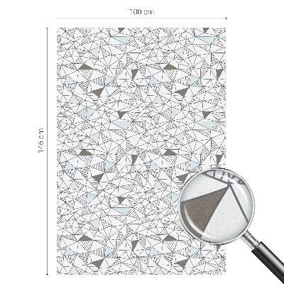 Naklejka witraż na szybę mleczna Abstrakcyjne kształty