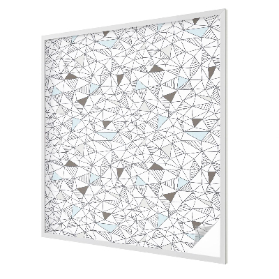 Naklejka witraż na szybę mleczna Abstrakcyjne kształty