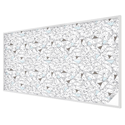 Naklejka witraż na szybę mleczna Abstrakcyjne kształty