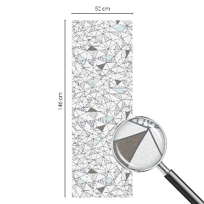 Naklejka witraż na szybę mleczna Abstrakcyjne kształty