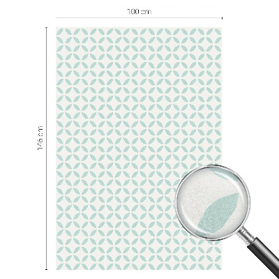 Witraż przyklejany na okno folia matowa Abstrakcyjne kształty