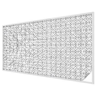 Naklejka witraż na szybę mleczna Rombowa harmonia