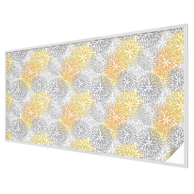 Witraż przyklejany na okno folia matowa Kolorowe kwiaty