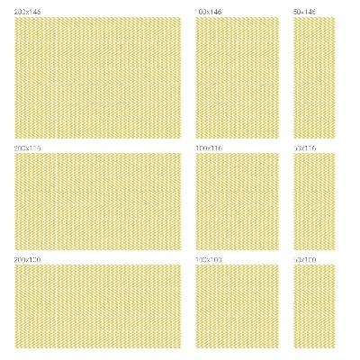 Folia okienna dekoracyjna witraż Żółte zygzaki