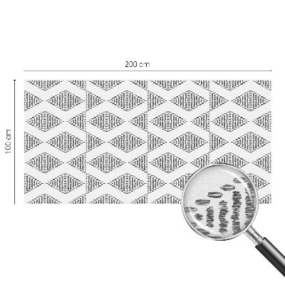 Naklejka witraż na szybę mleczna Geometryczne diamenty