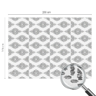 Naklejka witraż na szybę mleczna Geometryczne diamenty