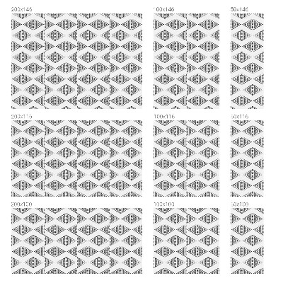Naklejka witraż na szybę mleczna Geometryczne diamenty