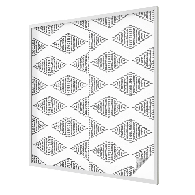 Naklejka witraż na szybę mleczna Geometryczne diamenty