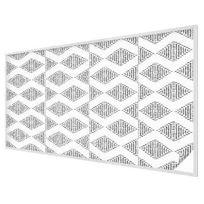 Naklejka witraż na szybę mleczna Geometryczne diamenty