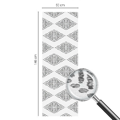 Naklejka witraż na szybę mleczna Geometryczne diamenty