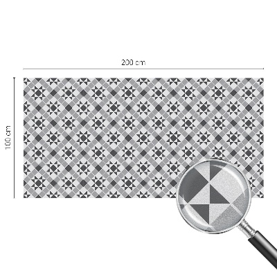 Folia mleczna na okno wzór witraż Geometryczne wzory