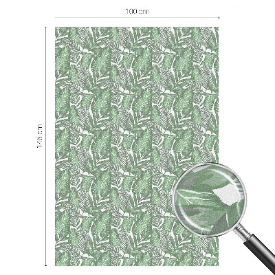 Folia okienna dekoracyjna witraż Zielona harmonia