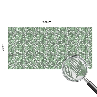 Folia okienna dekoracyjna witraż Zielona harmonia