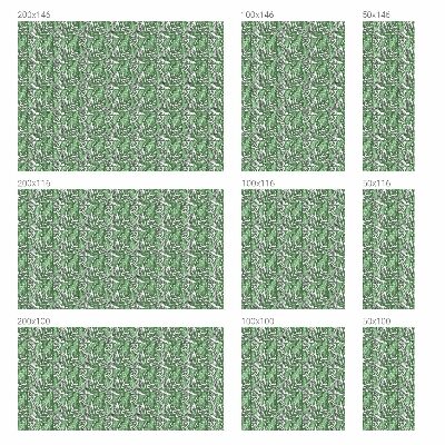 Folia okienna dekoracyjna witraż Zielona harmonia