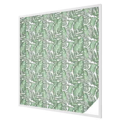 Folia okienna dekoracyjna witraż Zielona harmonia