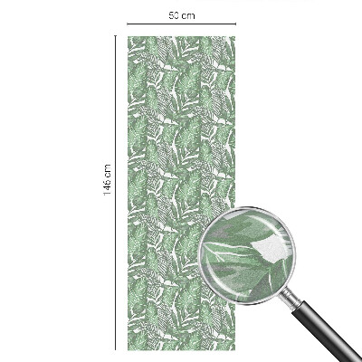 Folia okienna dekoracyjna witraż Zielona harmonia