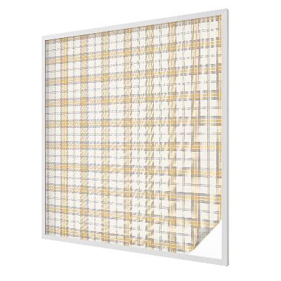 Witraż przyklejany na okno folia matowa Geometryczna kratka