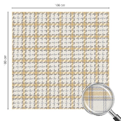 Witraż przyklejany na okno folia matowa Geometryczna kratka