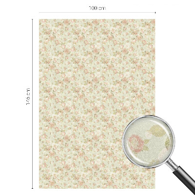 Witraż przyklejany na okno folia matowa Kwiatowa elegancja