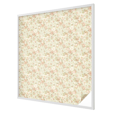 Witraż przyklejany na okno folia matowa Kwiatowa elegancja