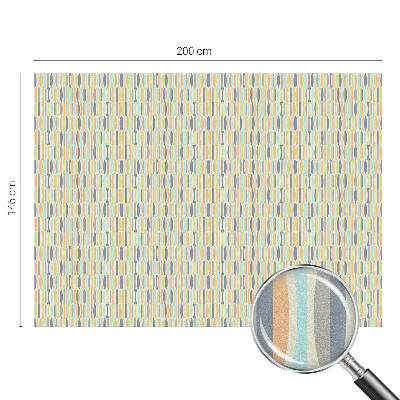 Witraż przyklejany na okno folia matowa Owalne wzory