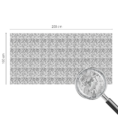 Witraż przyklejany na okno folia matowa Kwiatowa elegancja