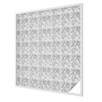 Witraż przyklejany na okno folia matowa Kwiatowa elegancja