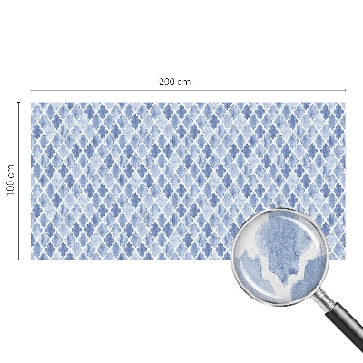 Folia okienna dekoracyjna witraż Akwarelowa elegancja