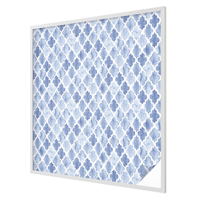 Folia okienna dekoracyjna witraż Akwarelowa elegancja