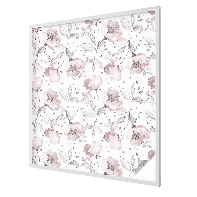 Folia okienna dekoracyjna witraż Różane liście