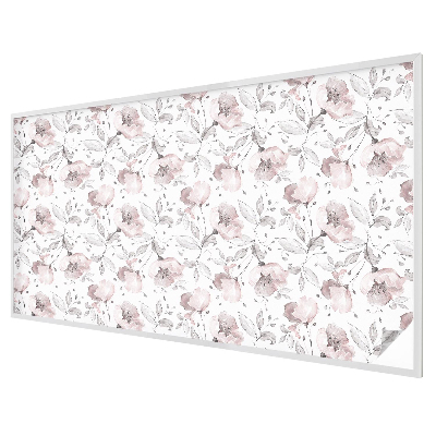 Folia okienna dekoracyjna witraż Różane liście