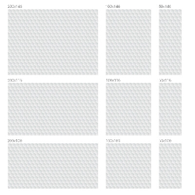 Witraż przyklejany na okno folia matowa Biała mozaika