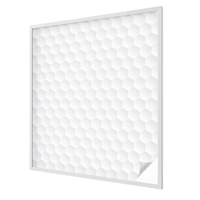 Witraż przyklejany na okno folia matowa Biała mozaika