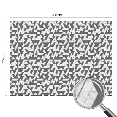 Witraż przyklejany na okno folia matowa Geometryczne iluzje