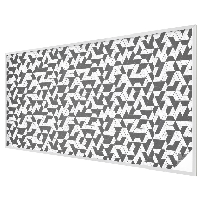 Witraż przyklejany na okno folia matowa Geometryczne iluzje