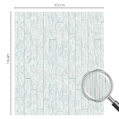 Witraż przyklejany na okno folia matowa Drewniany wzór