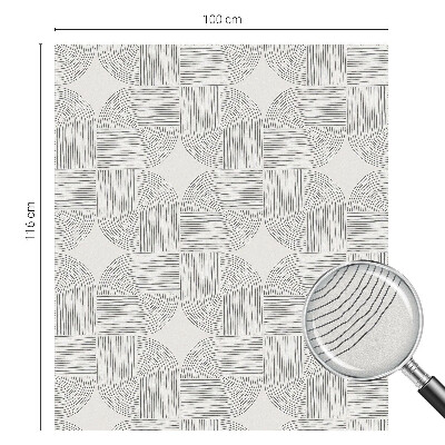 Naklejka witraż na szybę mleczna Spokojna symetria