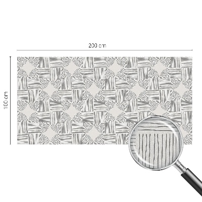 Naklejka witraż na szybę mleczna Spokojna symetria