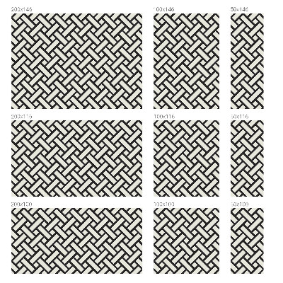 Folia mleczna na okno wzór witraż Przeplatające prostokąty