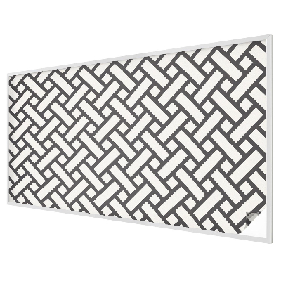 Folia mleczna na okno wzór witraż Przeplatające prostokąty