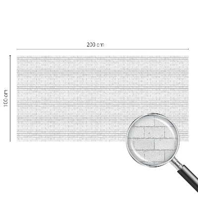 Witraż przyklejany na okno folia matowa Ceglana tekstura