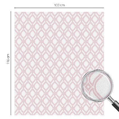 Folia okienna dekoracyjna witraż Różowe linie