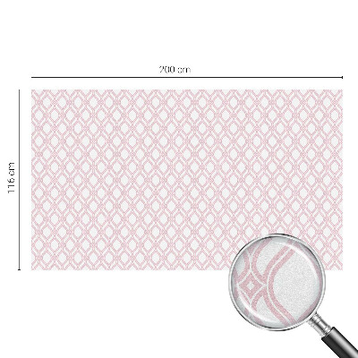 Folia okienna dekoracyjna witraż Różowe linie