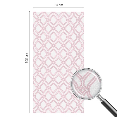 Folia okienna dekoracyjna witraż Różowe linie