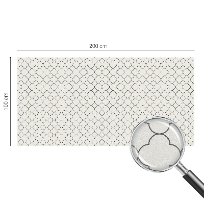 Witraż przyklejany na okno folia matowa Prosta elegancja