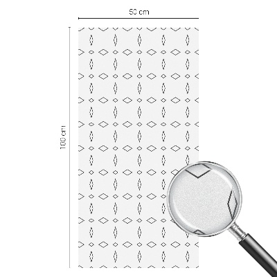 Folia okienna dekoracyjna witraż Kształty rombów